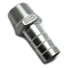 US Stock 3/4″ Male Thread Pipe Fitting 20mm Barb Hose Tail Connector SS 304 NPT