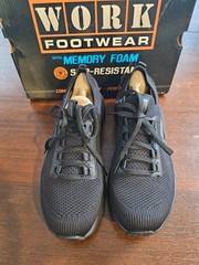 Skechers Women’s Work RF D’Lux Walker SR Ozema Shoes Black Wides Size:7.5