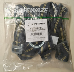 Safewaze FS77325-FR-L Welding Full Body Harness: 1D, Aramid Web, Large