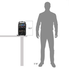 Eastwood Elite MP200i DC Multi-Process Welder – Dual Voltage MIG TIG Stick Weld