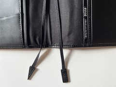 RARE Hobonichi 2008 A6 Black Leather Cover EUC! W/ New Hobo A6 Grid Notebook