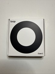 Loop Quiet 2 Noise Reduction Earplugs 14/21 Black New Open Box