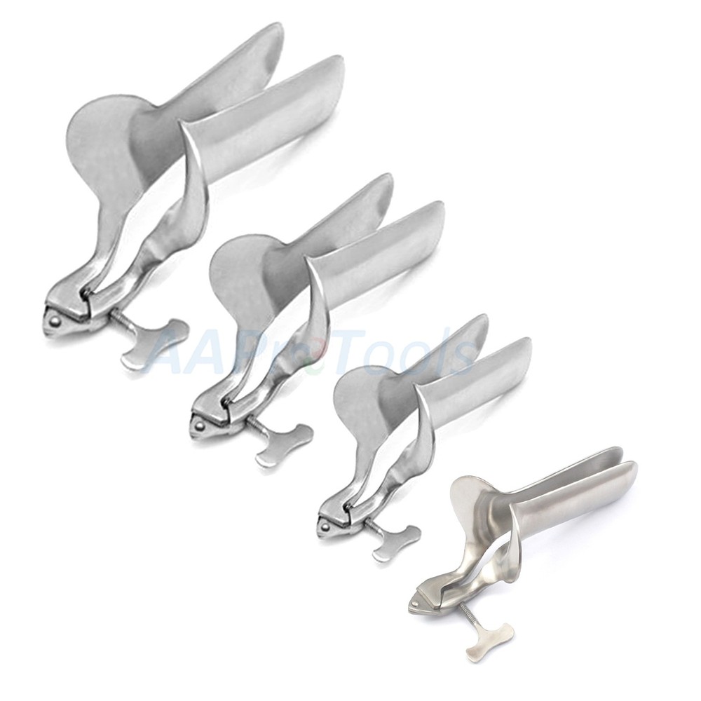 4 Collins Anal Speculum Rectal Rectum XS, S, M & L Vaginal Exam Metal Stainless