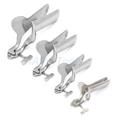 4 Collins Anal Speculum Rectal Rectum XS, S, M & L Vaginal Exam Metal Stainless