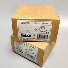 Pack of two (2) EDWARDS EST SIGA-PS PHOTOELECTRIC SMOKE DETECTOR INTELLIGENT