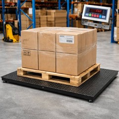 New Floor Scale 4×4 Heavy Duty Warehouse Pallet scale 48″x48″ 10000 lb