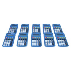 CalcPal EAI-80 Basic Solar Calculator, Dual-Power for School, Home or Office:…
