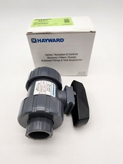 Hayward TB1075STZ 3/4″ PVC True Union Ball Valve w/ FPM O-Rings, Socket/Threaded