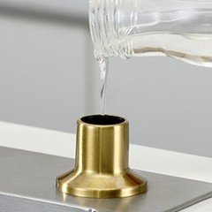 Soap Dispenser for Kitchen Sink Brushed Gold, Built in Stainless Steel Kitchen