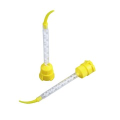 100Pcs/Bag Dental Disposable Intra Oral Impression Mixing Tips For Yellow Mixers