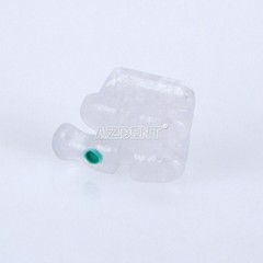 AZDENT Dental Orthodontics Ceramic Brackets 5*5 MBT / Roth.022 Hooks 3-4-5
