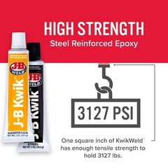 J-B Weld 8265S Original Cold-Weld Steel Reinforced Epoxy – 2 oz