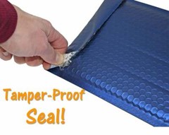 Midnight Metallic Blue Bubble Mailers 8×12, 6×10, 4×8, Assorted Shipping Pack
