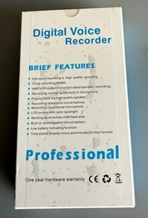 64GB Digital Voice Activated Recorder 4800 Hours Recording Device spy/lectures