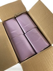 2 Cases Patient Bibs 13 x 18 Purple 3-ply Towels 500 Ct. Boxs Dental Towels