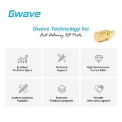 GPPO(Mini-SMP) Female RF Load Termination 40 GHz, 0.5 Watts, Gold Plated BeCu
