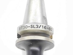 BT30 TECHLEADER 3/16 ID SOLID END MILL TOOL HOLDER .1875 STUB BT30-SL3/16-60