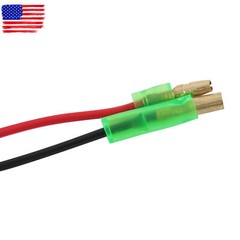 2 PCS Red/Amber Round Side Marker Light Lamp Dual Face Turn Signal For Tractor
