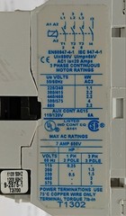 Cutler-Hammer CE15ANS3 3 Pole A.c. Contactor Coil 110V 50Hz 120V 60Hz