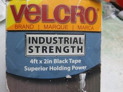 VELCRO BRAND INDUSTRIAL STRENGTH 2″ WIDE X 37″ LONG BLACK TAPE