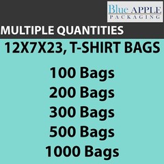 T-Shirt Plastic Shopping Bags | Plastic Disposable Grocery Many Color Plain Bags
