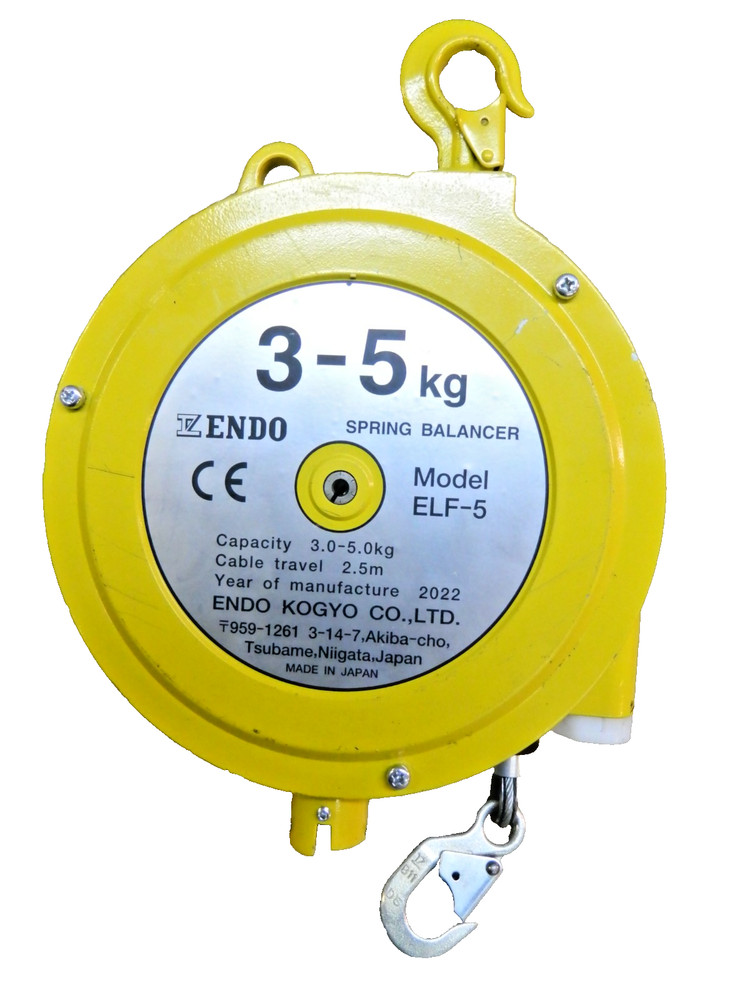 ENDO ELF-5 SPRING BALANCER 98″ TRAVEL Capacity 6-11 POUNDS / 3.0-5.0 KG