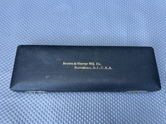 VTG Brown & Sharpe No. 570 Vernier Caliper 7″ Outside/Inside – USA