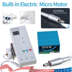 Dental LED Electric Motor Brushless Built in/1:1 1:5 LED Contra Angle Handpiece