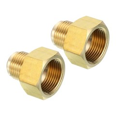 2Pcs 3/4″ Female Flare x 5/8″ Male Flare Connector Brass Adapter Reducing