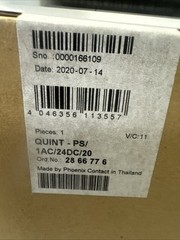 Phoenix Contact QUINT-PS/1AC/24DC/20 | 24V DC 20A DIN Rail Power Supply NEW