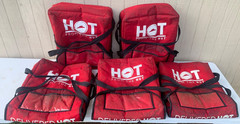 Authentic Pizza Hut Insulated Delivery Bag Rare Gig-Use