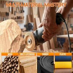 71878 5PCS Wood Carving Disc Set for 4-Inch to 4 1/2-Inch Grinders