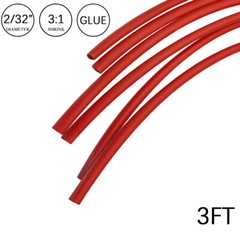 3:1 Heat Shrink Tubing Tube Red&Green&Blue Glue Waterproof Dual Wall Wires Wrap