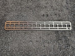 (QTY 2) Builtright Industries 201156 Tech Plate 23″ x 3″ MOLLE Mounting Panel