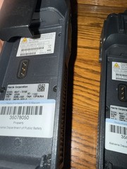 Lot of 5 M/A-Com Harris P7100ip UHF 450-512 Radio full keypad