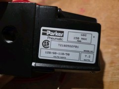 PARKER PNEUMATIC T21025D2F01 SOLENOID VALVE 150PSIG 110/120V 7.2W New Open Box