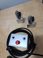 Proportional control box with 2 single way knob + Flow regulator 50 l/min 13 gpm