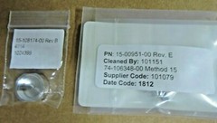 Novellus 15-108174-00 Aluminum Screw Cover Cup 15-00951-00 SEALED 74-106348-00