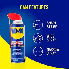 WD-40 Multi-Use Product with Smart Straw Sprays 2 Ways, 12 OZ [6-Pack] 6-Pack