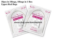 2Boxes 16*16 Upper&Lower Orthodontic Niti Super Elastic Rectangular Archwires