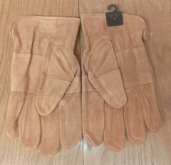 Forney Premium Cowhide Leather Fencer Work Gloves (Men’s XXL 2XL) Durable
