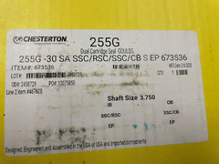 Chesterton 255G-30 Dual Cartridge Seal (Shaft Size 3.750) New In Box