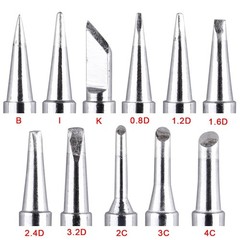 AUSTOR 11 Pieces Soldering Iron Tips Kit 900M-T and 1 Piece Cleaning Cloth…