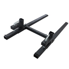 Tractor Bucket Clamp On Pallet Forks 60″ 2000lbs With Adjustable Stabilizer Bar