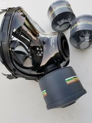 NATO 40mm NBC/CBRN Gas Mask Filter 3-Pak Newest Avail 5yr Shelf-Life Exp 4/2027