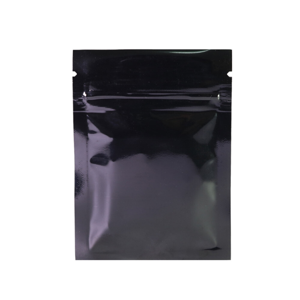 Clear Front Silver Mylar Color Zip Seal Pouch for Hard Candy Products (2.5×3.5″)