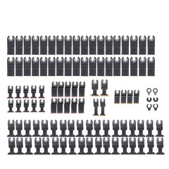 100 Pcs Japanese Tooth Oscillating Saw Blades Titanium Multitool Blades Kit