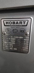 Hobart H600T, 60qt Mixer w/ Attachments & Stainless Steel Bowl 3PH And Single PH