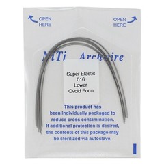 Dental Orthodontic Elastic Niti Arch Wire Round Ovoid 012 014 016 18 Upper Lower