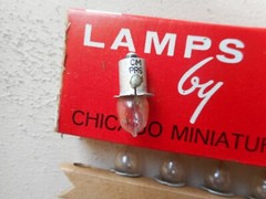 Chicago Miniature PR6 Flashlight Bulb 2.47 Volts Box Of (10)